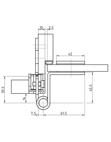 Bild Glastürband VARIANT VXG 7780/100 K N 2tlg, kantig, edelstahl matt - SIMONSWERK-3
