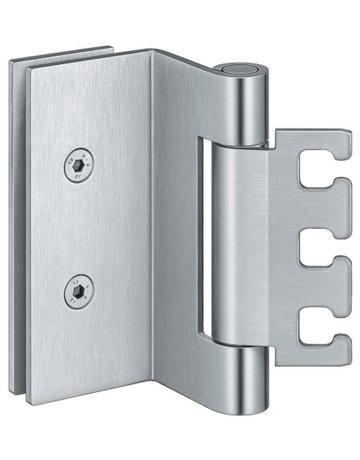 Bild Glastürband VARIANT VXG 7780/120 K N 2tlg, kantig, edelstahl matt - SIMONSWERK-0