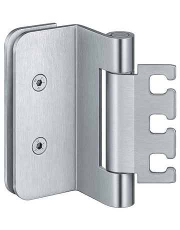 Bild Glastürband VARIANT VXG 7780/120 N 2tlg, rund, edelstahl matt - SIMONSWERK-0