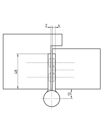 Bild Torb.,T 9/220,Rollenl.220mm,Stift Ø14mm verzinkt - SIMONSWERK-2