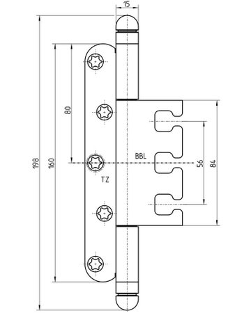 Bild Objektband VARIANT VX 7939/160 Plan Soft Ø15/160kg, edelstahl matt - SIMONSWERK-2