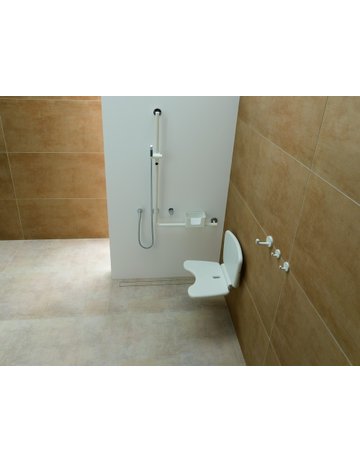Bild Wand-Haken,Ø50,1fachhak.,mit Rosette 477.90.010,reinweiß - Hewi-2