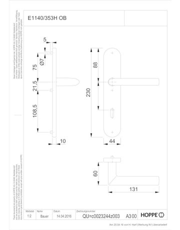 Bild DRG Stockholm E1140/353H LS oval ,BB72/8,F69,TS 40-45 - HOPPE-1
