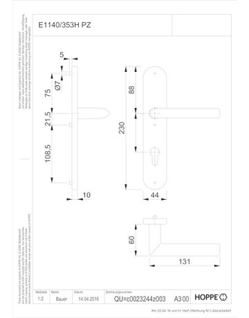 Bild DRG Stockholm E1140/353H LS oval ,PZ72/8,F69,TS 40-45 - HOPPE-1