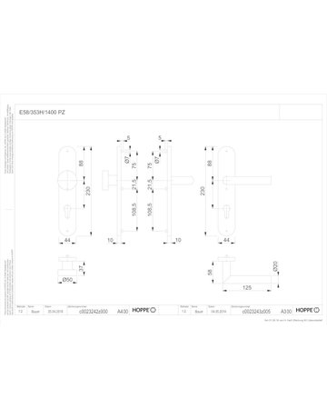 Bild WSG Amsterdam E58/353H/1400 LS oval ,PZ72/8,F69,TS 40-45 - HOPPE-1