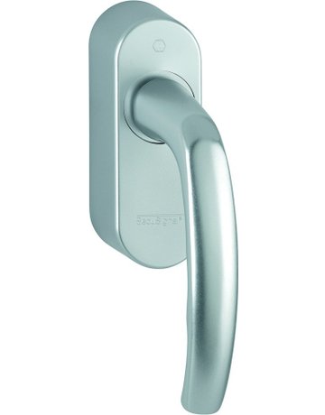 Bild Drehkipp- Fenstergriff, mit Funk-Konsole, Atlanta 0530/FR-408, Vierkant 7, Stift vorstehend 32-42, Aluminium, stahlfarbig eloxiert - HOPPE-0