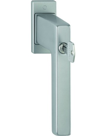 Bild Drehkipp-Fenstergriff, abschließbar, Austin 0769S/USV919 100NM, DIN Links-Rechts, 7/32-42mm, stahlfarbig - HOPPE-0