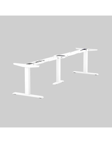 Bild Tischg. 3D Plus, 3-Bein mit Memit Einh 640-1290mm, Ral 9010, Reinweiß - Topform-1