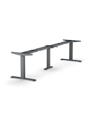 Bild Tischg. 3D Plus, 3-Bein mit Memit Einh 640-1290mm, Ral 7016, Anthrazit, - Topform-1