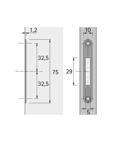 Bild Schließblech Typ 7510 - Hettich-1