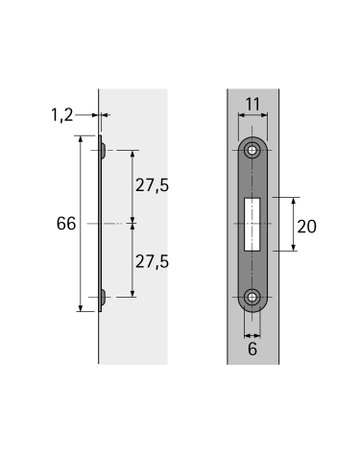 Bild Schließblech Typ 6195 - Hettich-1