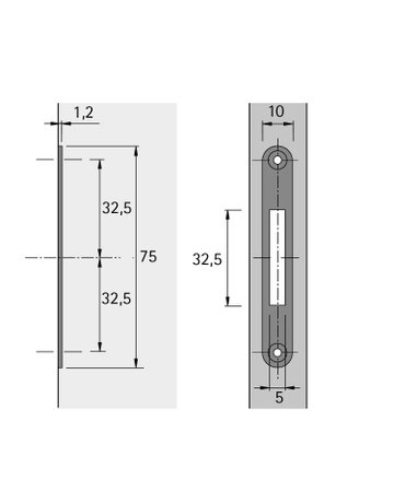 Bild Hebelzyl. Prestige 2000 78020 2mm gekröpft ,vs., Schließrichtung rs,LAD,vernickelt - Hettich-3