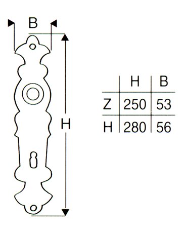 Bild Langschild 208H PZ 92 mm EI Rowe - Scheitter-1