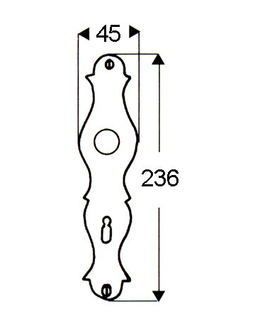 Bild Langschild 292Z PZ 72 mm ES IV Stahlgrau - Scheitter-1