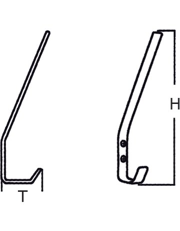 Bild Hut-Mantel-Haken ED5 Edelstahl 652 - Scheitter-1