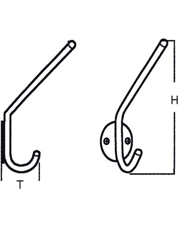 Bild Hut-Mantel-Haken ED5 Edelstahl 650 - Scheitter-1