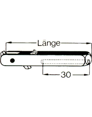Bild Wechselstift 10x80 mm einseitig TS 70-80 mm - Scheitter-1