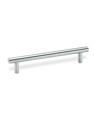 Bild Stangengriff Edelstahl gebürstet BA 384 B 444 D 12 H 35 mm - Schwinn-0