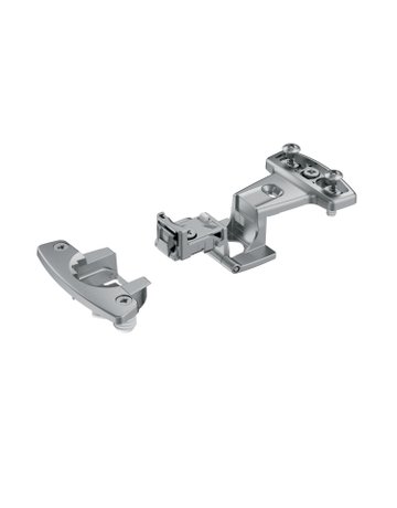 Bild Grundscharnier Selekta Pro 2000 vernickelt 270 °, Auflage 16 mm, mit Spreizmuffen - Hettich-1