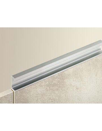 Bild Möbel- Griffleiste, mit Harpunensteg, Seveso 9995122, Länge 2.400mm, Aluminium silber eloxiert - Hettich-2