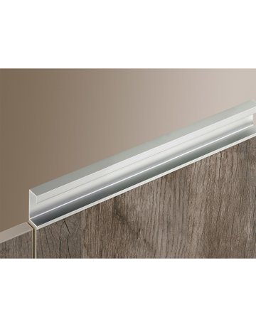 Bild Möbel- Griffleiste, mit Harpunensteg, Seveso 9995122, Länge 2.400mm, Aluminium silber eloxiert - Hettich-3