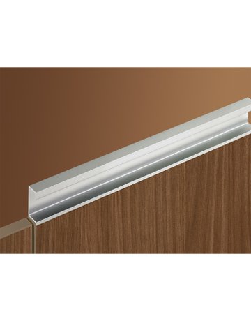 Bild Möbel- Griffleiste, mit Harpunensteg, Seveso 9995122, Länge 2.400mm, Aluminium silber eloxiert - Hettich-4
