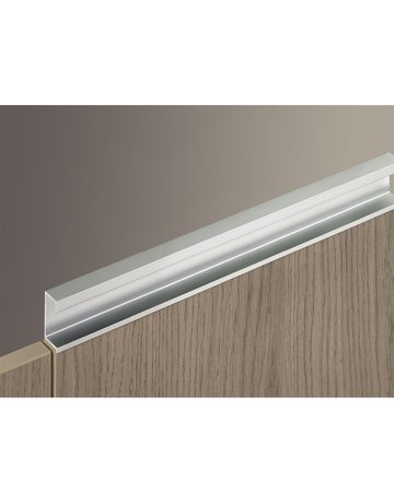 Bild Möbel- Griffleiste, mit Harpunensteg, Seveso 9995122, Länge 2.400mm, Aluminium silber eloxiert - Hettich-7