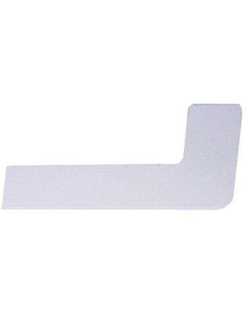 Bild Bank Abschluss 110 mm LM RAL 9016 Sichtbeton (A 150) rechts-0