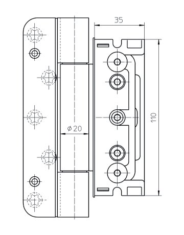 Bild BAKA Protect 4010 3D-Band FD F1 (1 Satz = 3 Stück) - SIMONSWERK-1