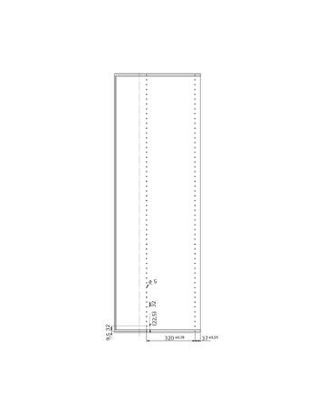 Bild Auszugsführung Quadro Duplex 60 (Garnitur), 400 mm / Maß X = 22 mm, links und rechts - Hettich-2