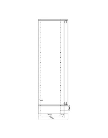 Bild Auszugsführung Quadro Duplex 40 (Garnitur), für Korpusbauweise, Maß X = 13 mm, Schrankwand, Tiefe 316 mm - Hettich-3