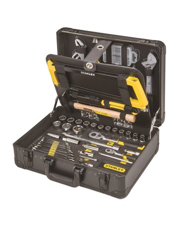 Bild Werkzeugkoffer 142 teilig im Alu-Koffer - STANLEY-4