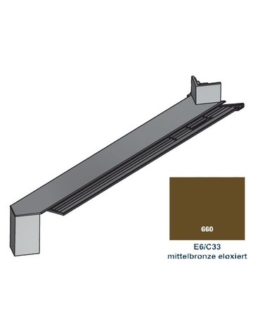 Bild Gleit-Stoßverbinder G2 C33 Außeneck 130 mm 90 Grad-0