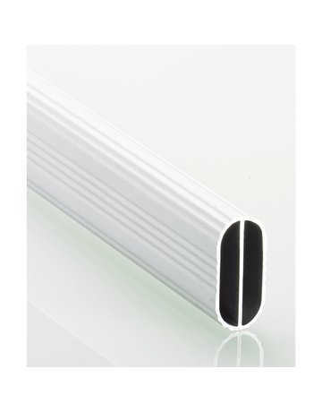 Bild Ovales Schrankrohr silber eloxiert 3000 mm - Hettich-0