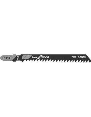 Bild Stichsägeblatt T 111 C Bosch VE à 5 Stück Basic for Wood-0