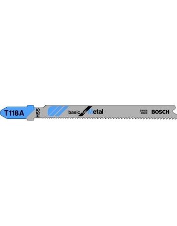 Bild Stichsägeblatt T 118 A Bosch VE à 5 Stück Basic for Metal-0