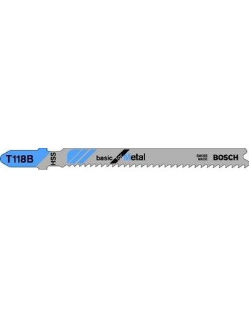 Bild Stichsägeblatt T 118 B Bosch VE à 5 Stück Basic for Metal-0