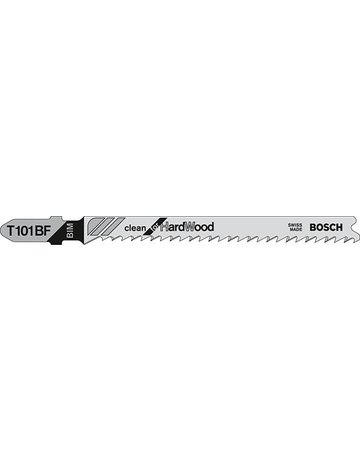 Bild Stichsägeblatt T 101 BF Bosch VE à 5 Stück Clean for Hard Wood-0