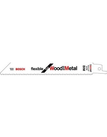 Bild Säbelsägeblatt S 922 HF Bosch VE à 5 Stück Flexible f Wood and Metal-0