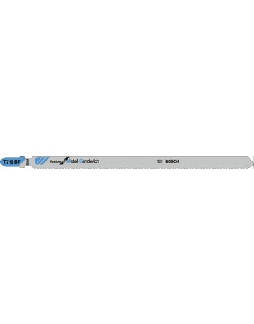 Bild Stichsägeblatt T 718 BF Bosch VE à 3 Stück Flexible f Metal-Sandwich-0