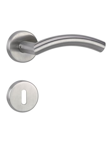 Bild Drücker-Rosettengarnitur Platina BB Edelstahl mit TS 38-42 mm - Topform-0