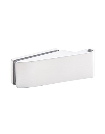 Bild Glastürband Dokos/ Kea eckig 2-teilig Aluminium Edelstahlfarben - Topform-0