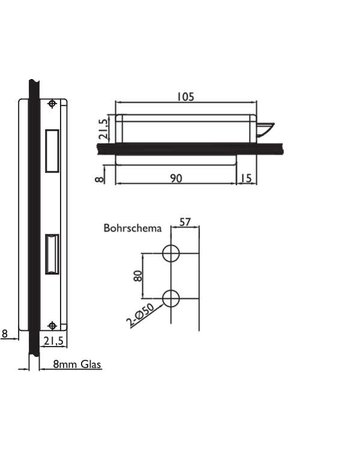Bild Office-Gegenkasten Pallas Edelstahl mit links - Topform-1