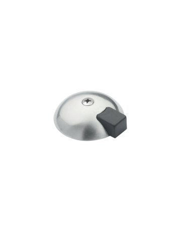 Bild Bodentürstopper Iris Ø 70 mm Höhe 22 mm Flachform Edelstahl mit - Topform-0