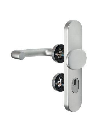 Bild Kombi-Schutz-Wechselgarnitur Titania ZA rechts 10/92mm Edelstahl mit TS 64-83mm - Topform-0