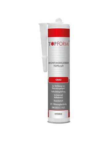 Bild TOP KRAFT Montagekleber grau grau, 290 ml Kartusche EC1 plus - Topform-0