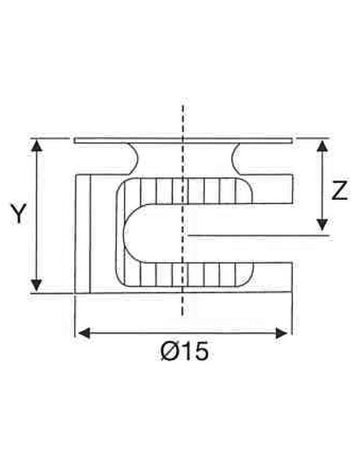 Bild Modulfix Exzenter N 15/19 SW4/PZ2 vernickelt - Topform-2