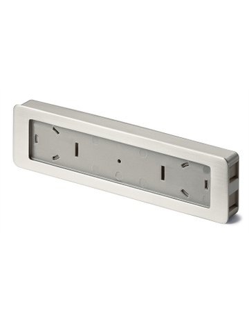 Bild MB-Muschelgriff,abger., B 46 x L 181mm Touch-in 9086691,zum Einlassen,ER-Optik - Hettich-0
