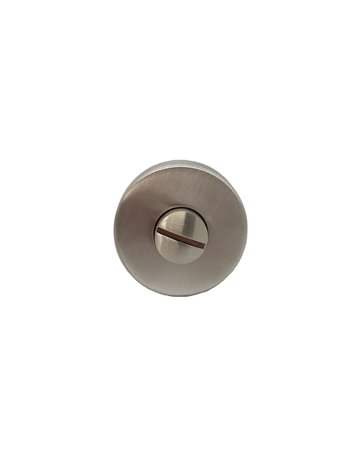 Bild Drücker-Rosettengarnitur Jupiter WC Edelstahl mit TS 38-42 mm - Topform-1