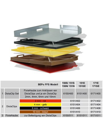 Bild BEPo Set Distaclip für FFS 150S/ 151S/ 150N/ 151 N-1